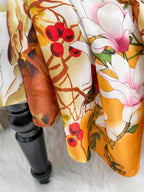CrossKulture Printed Poly Silken feel Scarf Stole for Women | Stylish, Soft, & Lightweight | Satin Feel Neck, Hair, Head Scarf for Women (Colour_59)