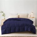AYANSHI BEDDING Super Soft 100 GSM Ac Blanket/Ac Comforter Single Bed Summer Comforter Microfibre Lightweight (60 X 90 Inches) - Single Bed Comforter - Navy Blue Color Kafalo