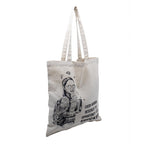 Vivaan Lifestyle Cotton Tote Bag | Reusable Fabric Carry Bag for Shopping Office Travel & Groceries | Lightweight Multipurpose Cotton Tote with Soft Handles | Off White