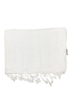 URBAN LADIIIZ Solid Sequin Stole with Tassels for Women & Men – Soft Lightweight Rayon Fabric | Available in 10+ Colours (WHITE)