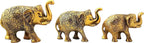 RCI HANDICRAFTS & Gifts Trunk up Elephant Statues Set of 3 - Showpiece Metal Statue - Lucky Figurine- Home Décor Gifts Item
