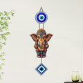 Artvibes Vinayaka Evil Eye Wall Hanging Decor for Home and Office | Nazar Protection Hanging for Entrance Door Living Room Temple | Vastu Positive Energy Good Luck Decorative Gift (WH_8557N)