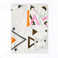 Divine Casa Glace Cotton 120 GSM Ultrasoft Reversible Lightweight Printed Double Bed AC Dohar Blanket for Mild Winter - (Orange and Pink, 205 x 220, CM)| TC - 120 Kafalo