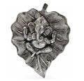 Prince Home Decor & Gifts Multicolour Handmade Decorative Feng Shui Metal Pan Leaf Hanging Ganesh Ji Statue (Silver Plating)