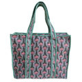Bazaar Bhoot Edition Premium Cotton Quilted Shopping Tote Bag - Multipurpose Long Lasting Foldable Reusable Bag with zipper for Shopping, Travel & Daily Use (Grey (250 GSM Cotton))