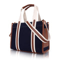 Womanix Tote Bag NIWAR Canvas Bag 12 inch Work Shoulder Bags Casual small Briefcase Handbag for Travel, Office, College (0045)
