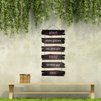 Artvibes Start Where You Are Wall Hanging Wooden Art | Quotes Decor Item | Wall Poster | Office Wall Decoration Items | Inspirational Quotes Wall Art | Mdf Wall Decoration | Gift Items (WH_3224N)