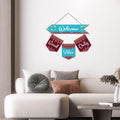 Artvibes Wall Hanging Home Decorative Wall Art for Living room | Bedroom | Gifts | Wall Hanger for Decoration | Modern Decor | Artwork | Wall Sculpture | Signs & PlaquesArt Print (WH_6412NR)