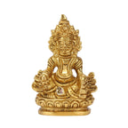 ARTVARKO Brass Lord of Treasure Wealth Maharaj Kuber Laxmi Murti Statue for Maha Dosh Nivaran Prosperity Home Décor 3 Inch