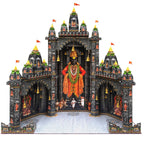 Big Pandhari Makhar | Foldable Paper | 3D Temple | DIY Kit