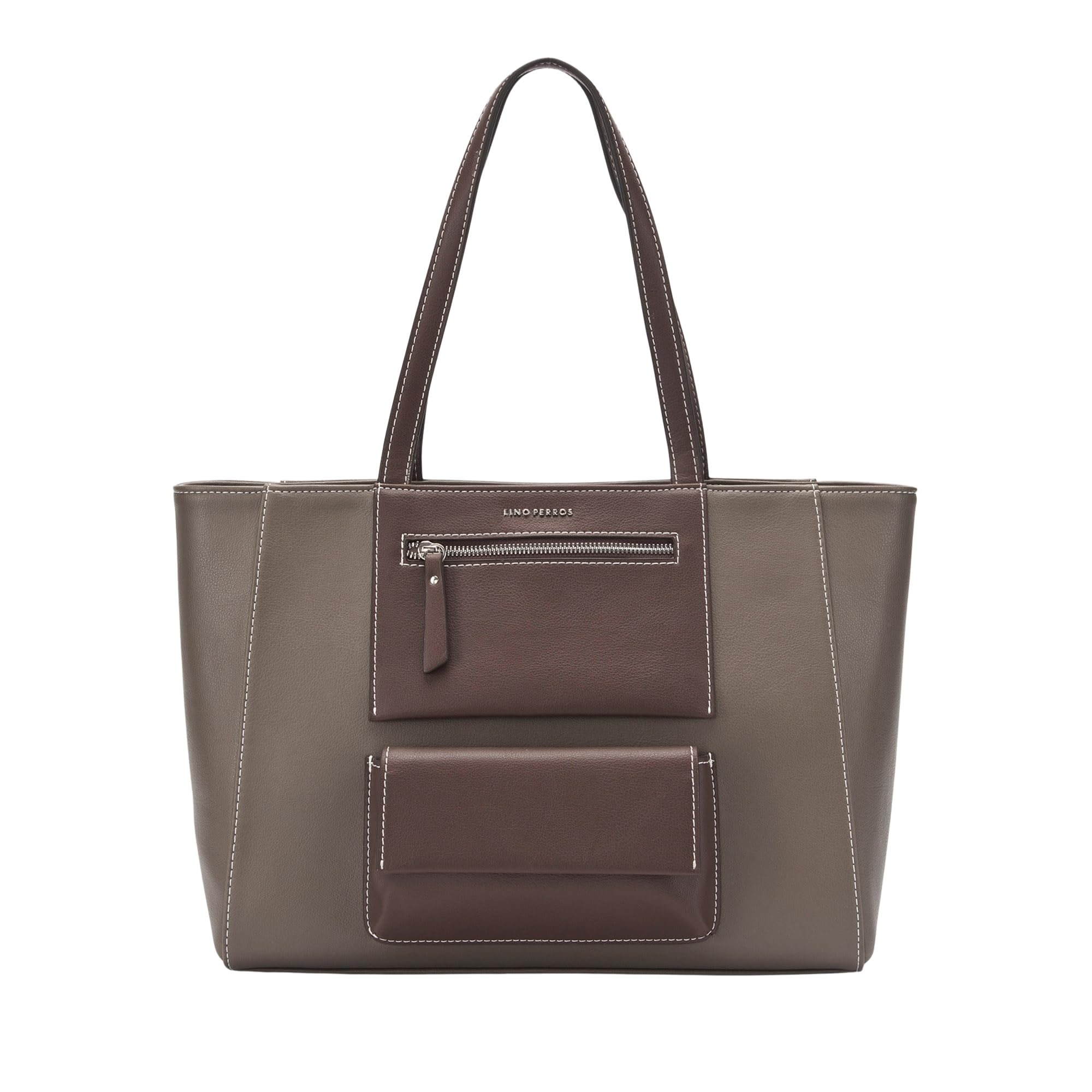 Lino Perros Avril Betty Taupe Tote Bag