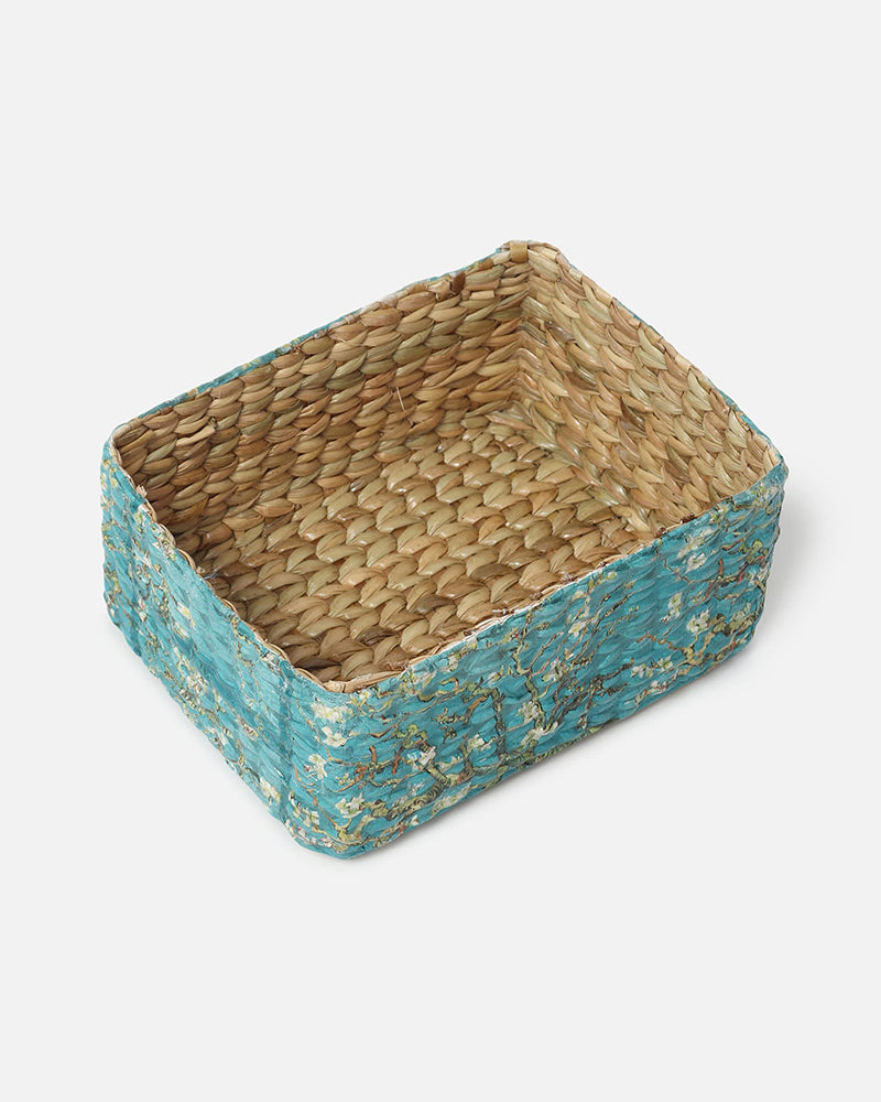 Seagrass Organizer Tray and Storage Basket for Fruits and Home Use