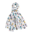 AQVA Printed Cotton Scarf for Women Stylish (Naav) | Head and Face Cover Scarf for Girls with 100% Cotton | Soft & Lightweight Scarves/Stoles for all Weather (72 x 43 in)