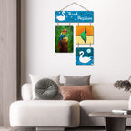 Artvibes Think Positive Designer Wall Hanging Wooden Art | Quotes Decor Item | Wall Poster | Office Decor | Inspirational Quotes Wall Art | Mdf Wall Decoration | Unique Gift Items (WH_6515N)