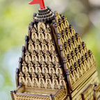 DEEP Creations Ujjain Mahakaal Wooden Temple Mandir 3D Replica Home/Office/Shop Decore Gift for Inauguration