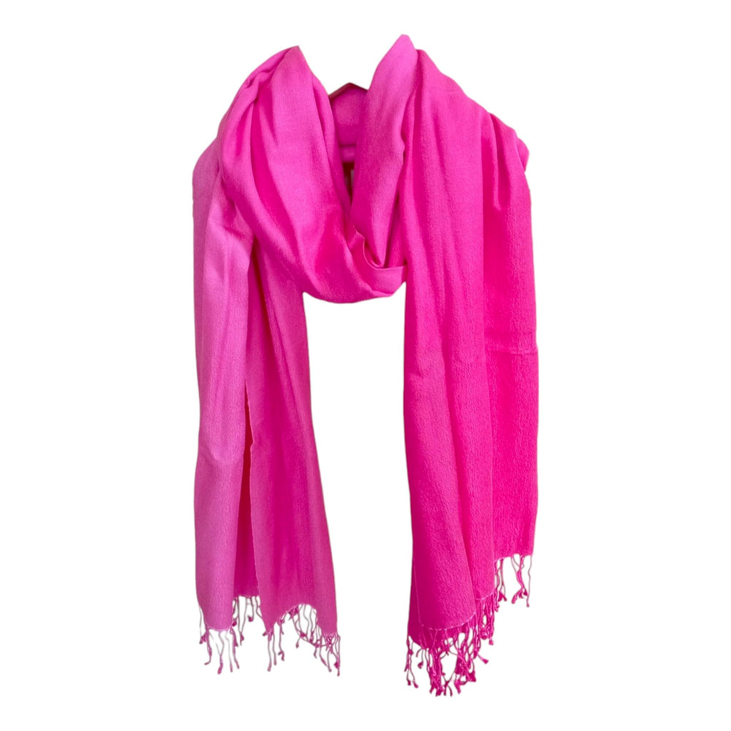 Graziemille Pure Pashmina For Women LIPSTICK PINK XL
