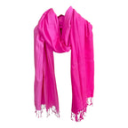 Graziemille Pure Pashmina For Women LIPSTICK PINK XL