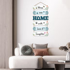 Artvibes Bless Our Home Wooden Wall Hangings Decor For Home | Bed Room | Decor Hanging Ornaments | Home Quotes Wall Hanging | Modern Decor Items | Wall Poster | Artworks Hangings | Gift (WH_6604N)