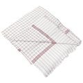ans Heavy Quality Single Bed Top Sheet 60 * 99 Inches Soft Thin Summer Blanket/AC Blanket/Travel Blanket Set of 2 (Mahroon Checkered Topsheet) Kafalo