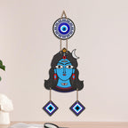 Artvibes Shiva Face Evil Eye Wall Hanging for Home Temple & Entrance | Spiritual MDF Wall Decor | Vastu Wall Art for Living Room | Office | Bedroom & Main Door | Gift Item (WH_8590N)