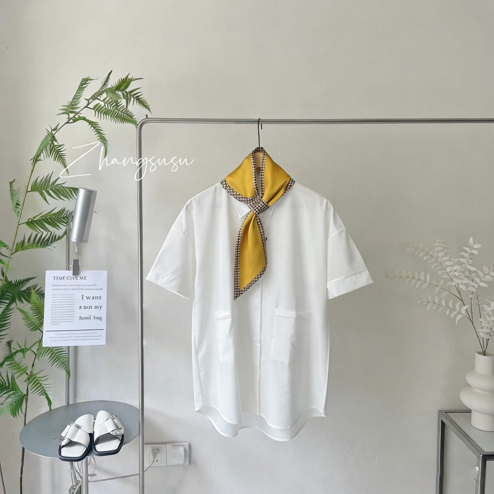Buildcon Square Silk Like Head Scarf for Women, Elegant Silk Scarf Beautiful Bandanas, Versatile Silk Satin Hairing Scarf for Wrapping and Sleeping at Night, Yellow