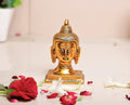 KridayKraft Lord Gautam Buddha Metal Statue Beautiful Gold Antique Finishing Meditation Buddha Murti Religious Idol for Home Office Decoration & Pooja Gifting Purpose Sculpture...