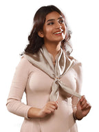 CrossKulture Printed Poly Silken feel Stole for Women | Stylish, Soft, & Lightweight | Satin Feel Neck, Hair and Head Scarf for Women