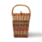 Multi-Purpose Wicker Picnic Basket for Outdoor Meals, Snacks & Food Carry