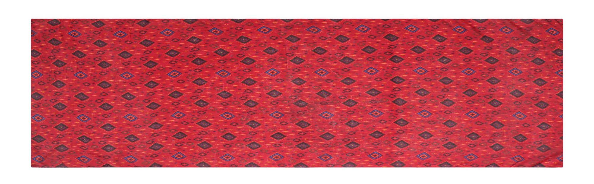 EH 100% Pure Mulberry Silk Scarf for Women, head scarf, neck scarf, hair scarf, digital printed long (22 X 72) (MC 41)