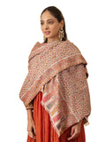 Pashmoda Women Mehak Kaani Wool Blend Kashmiri Shawl (Size: 40x80in, 101x203cm) RSS42