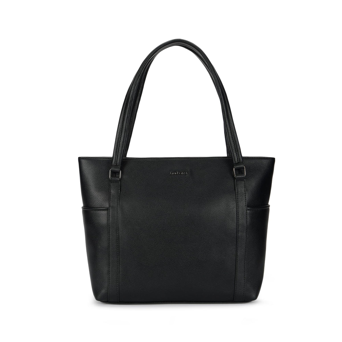 Fastrack JetSet Laptop Tote For Women | Faux Leather Work Tote With Padded Laptop Sleeve | Structured Shape & Zip Closure | Trendy Office Bags For Women