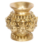 ARTVARKO Brass Ashtalakshmi Ashta Lakshmi Kalash Lota with 8 Laxmi Head for Wealth Prosperity Puja Temple Home Office Decoration Gift 4 Inch