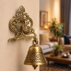 SVARUP Brass Wall Mounted Bracket Hook for Lantern Diya Bells Hanger Planter Indoor Outdoor Heavy Duty 6 Inch