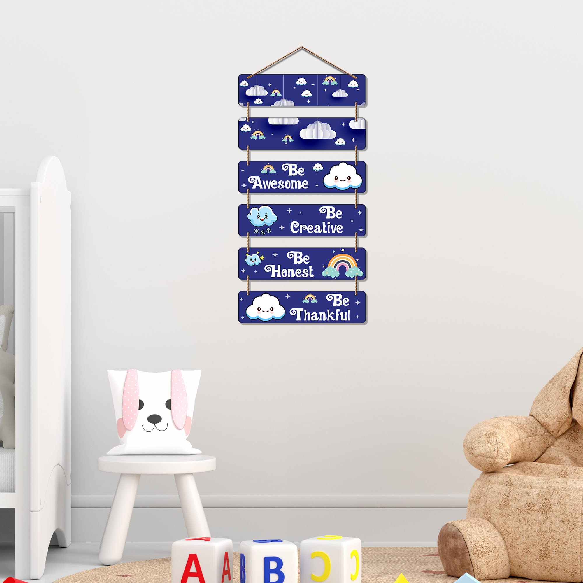 Artvibes Positive Quote Decorative Wall Hanging Wooden Art | Quotes Decor Item | Wall Accent | Office Decor | Inspirational Quotes Wall Art | Mdf Wall Decoration | Gift Items (WH_32102N)
