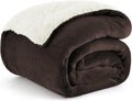 Homestan Sherpa Fleece AC Blanket for Winter, Double 88x90 inch Kafalo