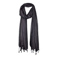 STOLE STUDIO Elegant Luxurious Sequence Viscose Stole Scarf (Black)