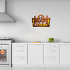 Artvibes Mummy Ka Dhaba Printed Wooden Wall Art For Cafe | Kitchen | Restaurants | Quotes Decor Item | Kitchen Quotes Wall Hanging | Wall Illustrations | Modern Artwork | Gift Items (WH_3701NNV)