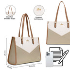 Lavie Women's Ziva Colourblock Tote Handbag | Tote Bag for Work | Ladies Purse | Stylish Shoulder Bag | Gift for Women