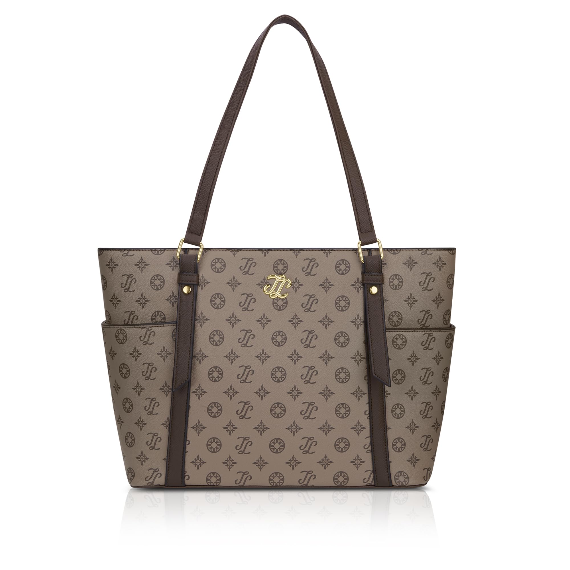 Lavie Signature Women's Harisburg Monogram Tote Laptop Bag | Tote Laptop Bag for Work | Ladies Purse | Stylish Shoulder Bag | Gift for Women