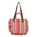 ENSAC Premium Cotton Tote Bag for Women, Stylish Handbag for women with Zip Closure | Fit for Office Bag, College, Travel Use | Handcrafted in India