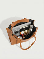 Horse and Hash Large Capacity Tote Bag for Women Premium Shoulder Handbag Office Bag with Laptop Spacious Compartments