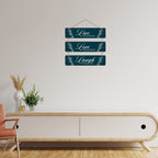 Artvibes Live Love Laugh Printed Wooden Wall Hanging | Quotes Decor Item | Wall Accent | Office Wall Decoration Items | Inspirational Quotes Wall Art | Mdf Wall Decoration | Gift Items (WH_5306N)