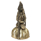 SVARUP Fine Brass Goddess Rajarajeshvari Idols Rajarajeshwari Raj Rajeshvari Tripura Sundari Murti Lalitha Devi Statue Height 10 cm.