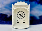 kveer Wood,Wooden Temple for Office,Home,Shop,etc, White(SIZE-30x20x15CM) Folding (30CM)