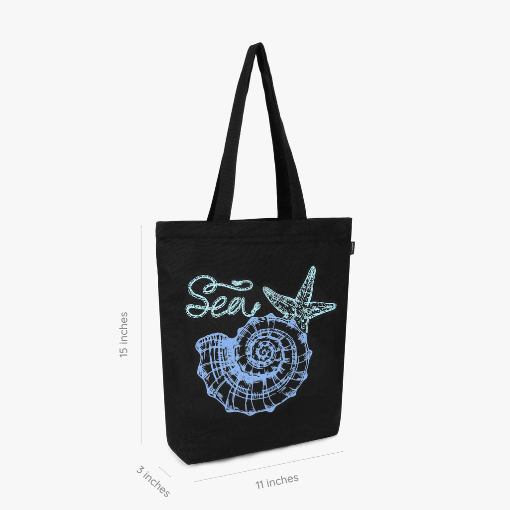 Eco Right Canvas Tote Bags for Women with Zip, College Bag for Girls, 100% Organic Cotton Tote Bag for Shopping, Travel & beach bags for women (Pack of 2)