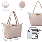 Lavie Women's Mono Vincy Tote Handbag for Women | Tote Bag for Work | Ladies purse | Stylish Shoulder Bag | Gift for Women