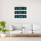 Artvibes Live Love Laugh Printed Wooden Wall Hanging | Quotes Decor Item | Wall Accent | Office Wall Decoration Items | Inspirational Quotes Wall Art | Mdf Wall Decoration | Gift Items (WH_5306N)