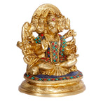 ARTVARKO Panchmukhi Bajrangbali Lord Hanuman Brass Idol for Spiritual Protection Showpiece Statue for Home Office and Gifting Height 7 Inches