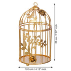 Webelkart Gold Plated Colour tealight Candle Holder with Flower Vine- Diwali Candle Holder- Diwali Decorations Items for Home Decor
