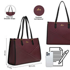 Lavie Women's Ziva Colourblock Tote Handbag | Tote Bag for Work | Ladies Purse | Stylish Shoulder Bag | Gift for Women
